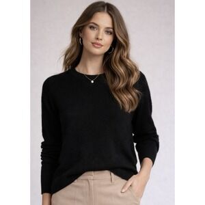 Marconi 100% Cashmere Sweater Womens Size M Quiet Luxury Minimalist Old Money